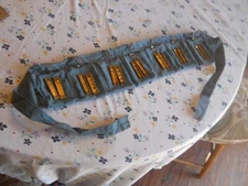 original 10 rd 7 pocket blue 8mm mauser bandolier w stripper clips kreigs marine