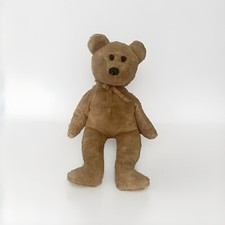 VINTAGE TY BEANIE BABY LIGHT BROWN BLONDE GOLDEN SOFT TEDDY BEAR 23cm / 9” LONG