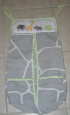 carters animals gray white lime green crib set bedding diaper bag infant decor