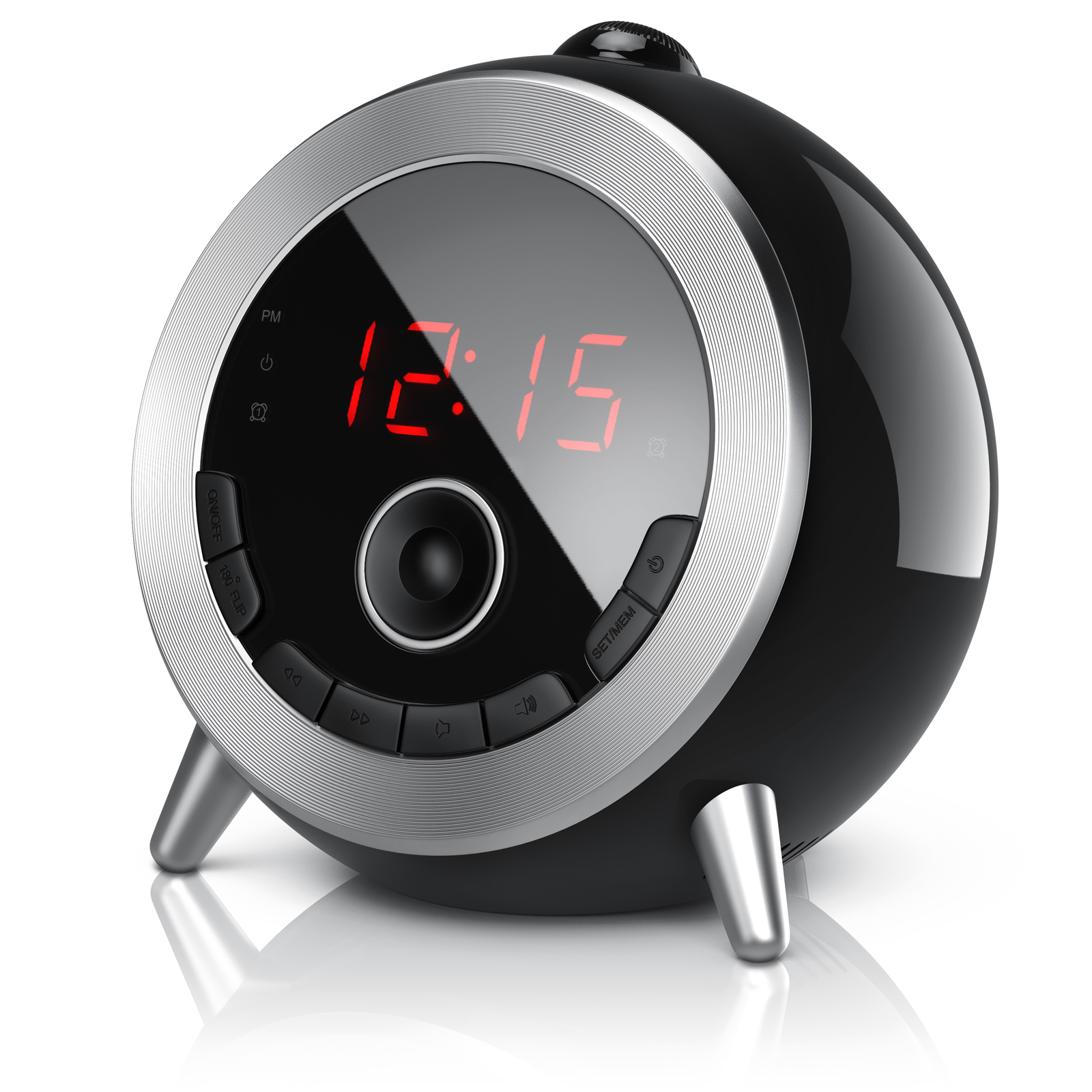 Radiowecker mit Projektionsanzeige Brandson Wecker FM Radio