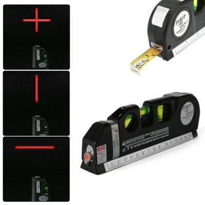 Präzisions-Laserwaage mit Meter Level Pro 3 elektronische Blasen 4in1 sus
