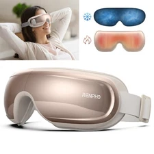 RENPHO Eye Massager with Heat & Cooling, Eyeris 3 Voice Control Gift Friend Mom