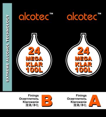 Alcotec Turbo Mega Klar 24h  Schönung Läuterung der Weine Biere Vodka Alkohol  