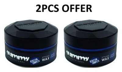 Gummy Hair Styling Wax Hard Finish Keratin Complex 150ml ( 2 PIECES