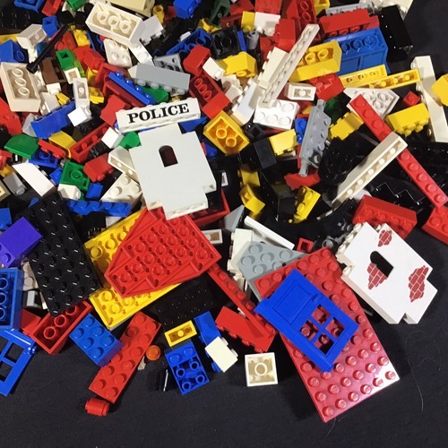 Lego 1 lb Pound Bulk Bricks Blocks Plates Parts Pieces Multicolor Red Used # 9 - Picture 5 of 6
