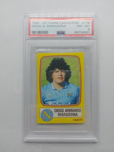 Diego Armando Maradona #176 1985 Panini Calciatori card