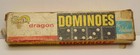 Vintage 1950's 1960's Set of Dragon Dominoes by Halsam Set No. 622 28 Pieces GUC