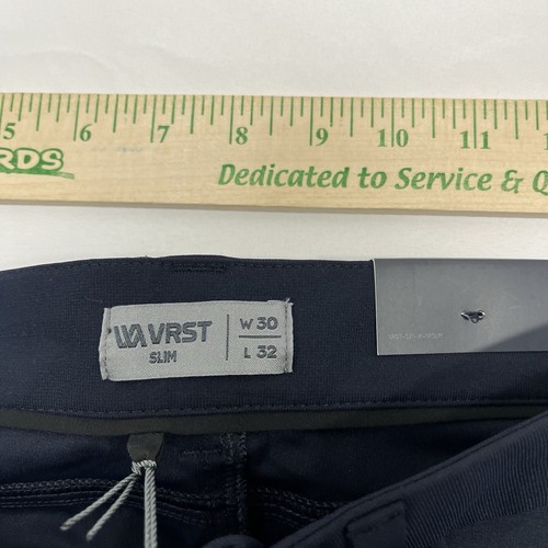 New VRST Slim Fit 5-Pocket Commuter Performance Pants Mens 30x32 Tech Golf Chino - Picture 7 of 11