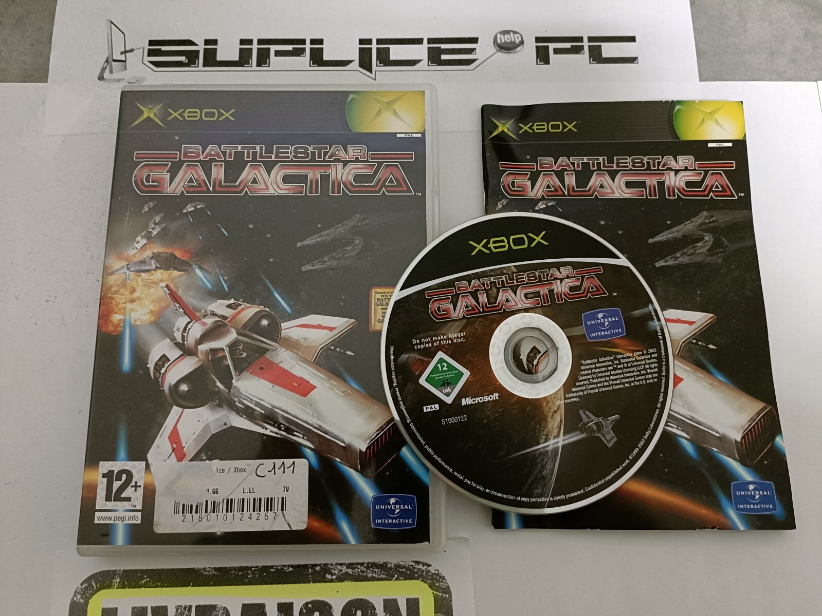 BATTLESTAR GALACTICA (AVEC NOTICE) - XBOX - JEU FR - SUPLICE TOUL