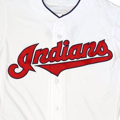 MLB Cleveland Indians ベースボールシャツL サイズ Mens MLB Cleveland Indians Authentic On Field Flex Base Jersey