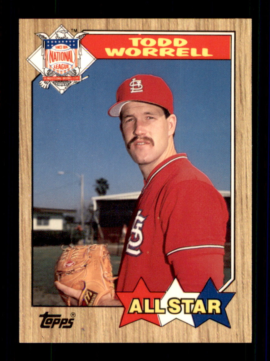 1987 Topps #605 Todd Worrell Collector's Edition (Tiffany)