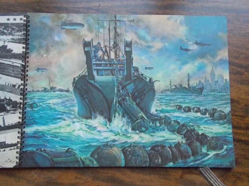 WWII, Exide Batteries Booklet, Full Color War Illustrations - Picture 12 of 14