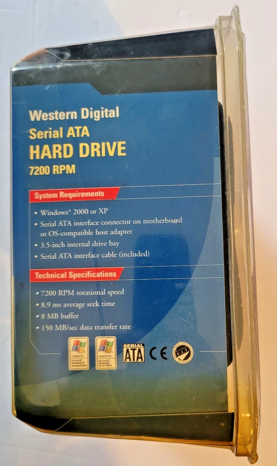 Western Digital Serial ATA 120G Hard Drive NEW Sealed - Image 4 of 4