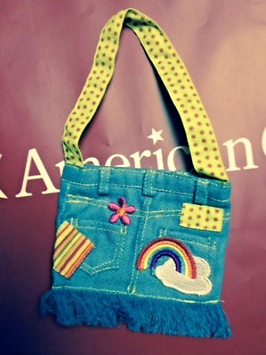 American Girl Ivy's Authentic Meet Denim Purse Bag Accessories New Retired
