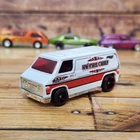 Hot Wheels HW Fire Chief Red 1974 Chevy Van Malaysia White Loose Toy