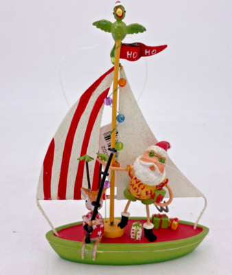 Department 56 - Holiday Tropics Collection-Sailboat Orn (5'') #95002