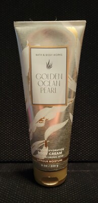 Bath & Body Works Golden Ocean Pearl Ultimate Hydration Body Cream-8 Oz Tube-NEW