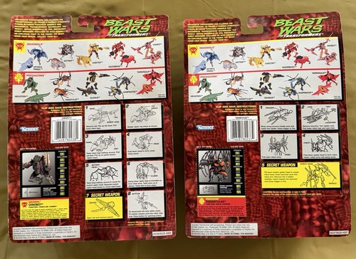 Transformers Beast Wars Deluxe-Dinobot- Tarantulas -SET OF 2- 1995 Hasbro - Picture 2 of 6