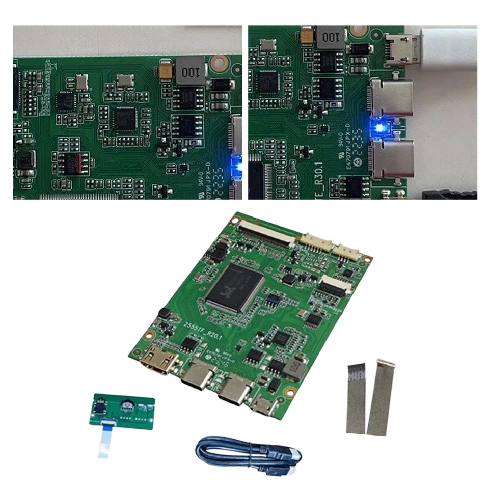 EDP Controller board kit Type c mini 2 HDMI for NE135FBM-N41 2256X1504 Panel LqH - Image 3 of 4