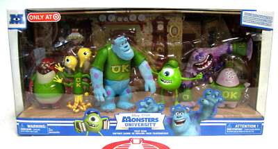 Monsters University Action Figure 5 Figure Frat Pack Disney Pixar Sealed Box | eBay