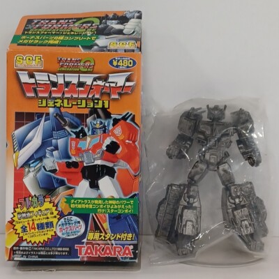 TAKARA-TRANSFORMERS-G1 STAR CONVOY OPTIMUS PRIME Gray PVC ACT 8 G1 JAPAN W/BOX