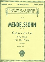 Concerto No. 1 In Minor, Op. 25 - Two Pianos/ Four Hands: Piano Sheet Music: on sale Concerto No. 1 In Minor, Op. 25 - Two Pianos/ Four Hands: Piano Sheet Music: on sale