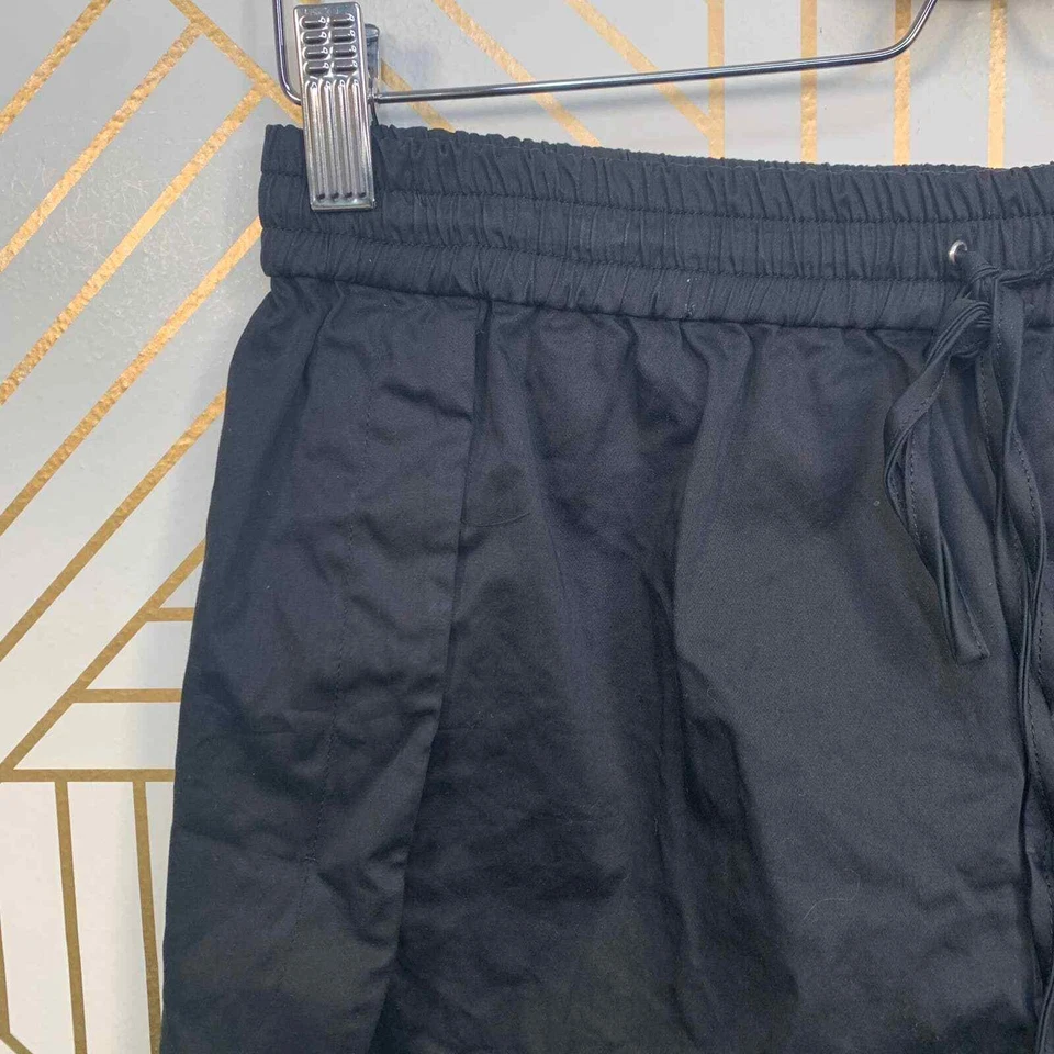 Pantalones Cortos Robert Rodriguez Negro Algodón Cordón Cintura Elástica Talla 6 Foto 2 de 4