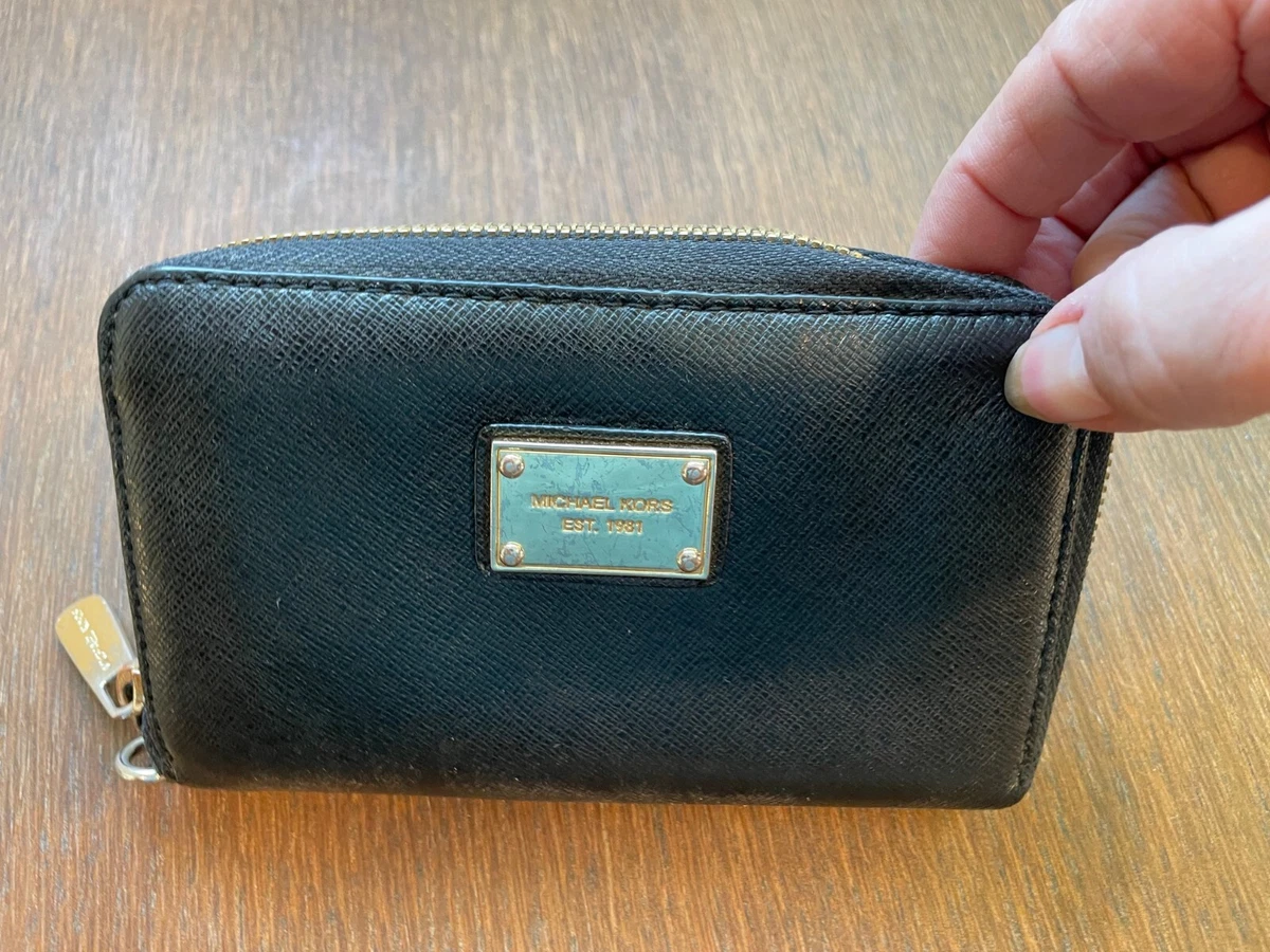 michael kors black wallet