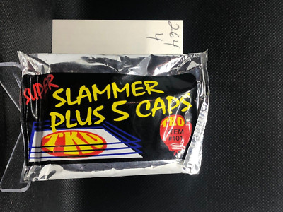 TKO SUPER SLAMMER PLUS 5 CAPS ITEM # 101 HARD TO FIND VINTAGE SEALED PACKAGE!