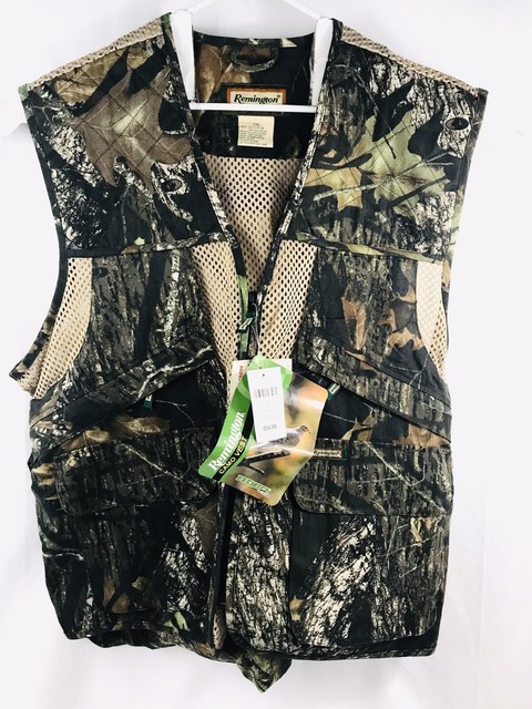 Remington Mens Camo Hunting Vest 2XL Premium Series Mesh Field Nwt for sale online