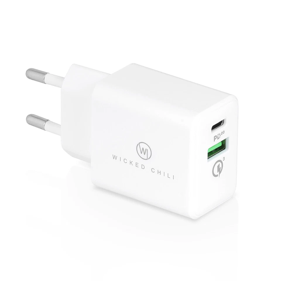 20W Schnellladegerät DUAL USB-C USB für iPhone 14 Samsung Charger QC PD Netzteil - Bild 4 von 4