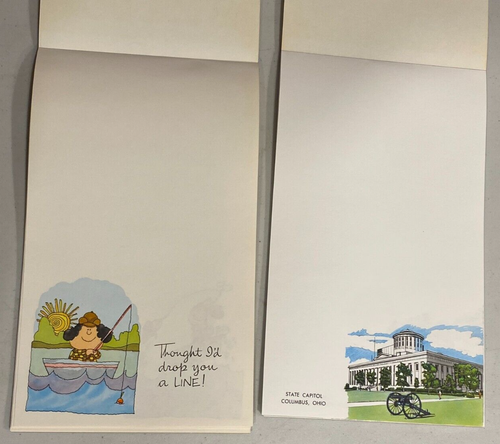2 blocs de notas vintage Vagabond Creations Fish Tales hermoso Ohio - Imagen 3 de 7