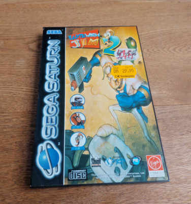 Earthworm Jim 2 für Sega Saturn inkl. OVP und Anleitung PAL CIB