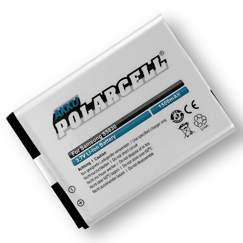 Bateria PolarCell do Samsung Galaxy Ace GT-S5830 Gio GT-S5660 EB494358VU Bateria - Zdjęcie 2 z 4