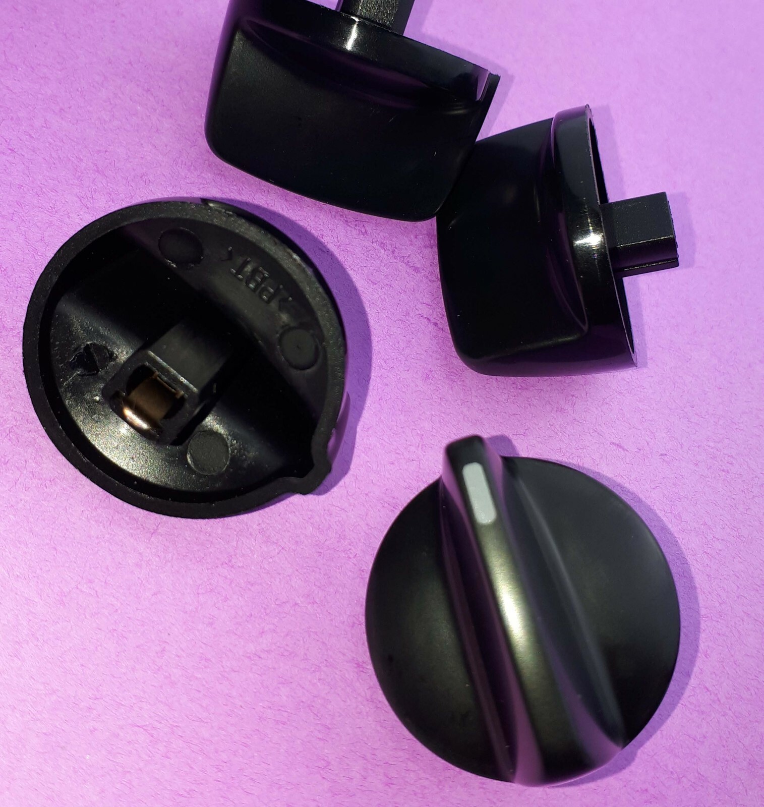 FISHER & PAYKEL Oven Cooktop Plastic Knob Black (Pkt 4) 540778P