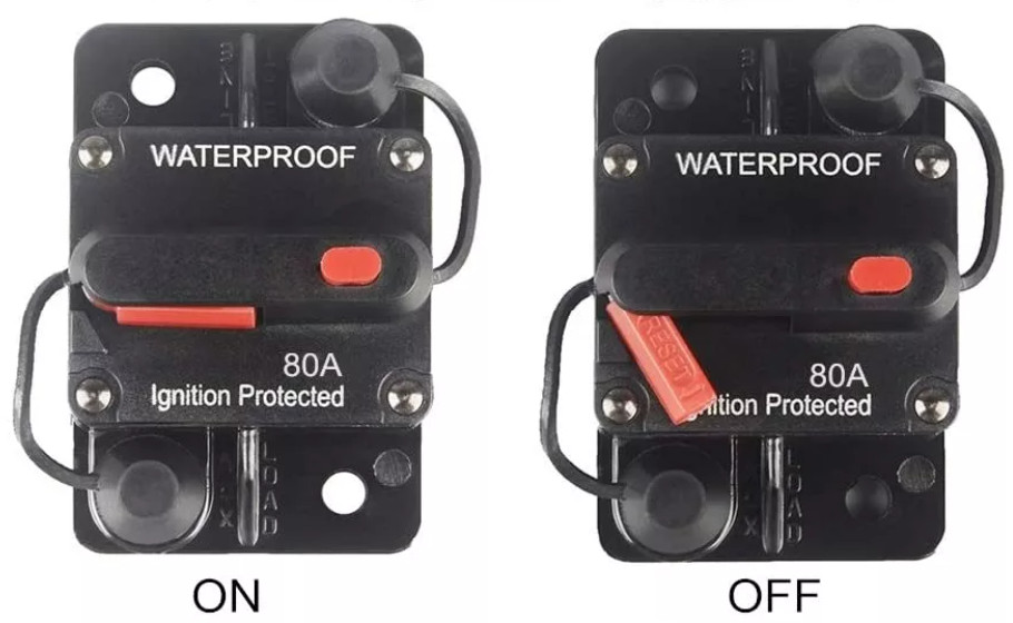 30A300A Amp Waterproof Circuit Breaker Auto/Marine/Solar 1248V DC