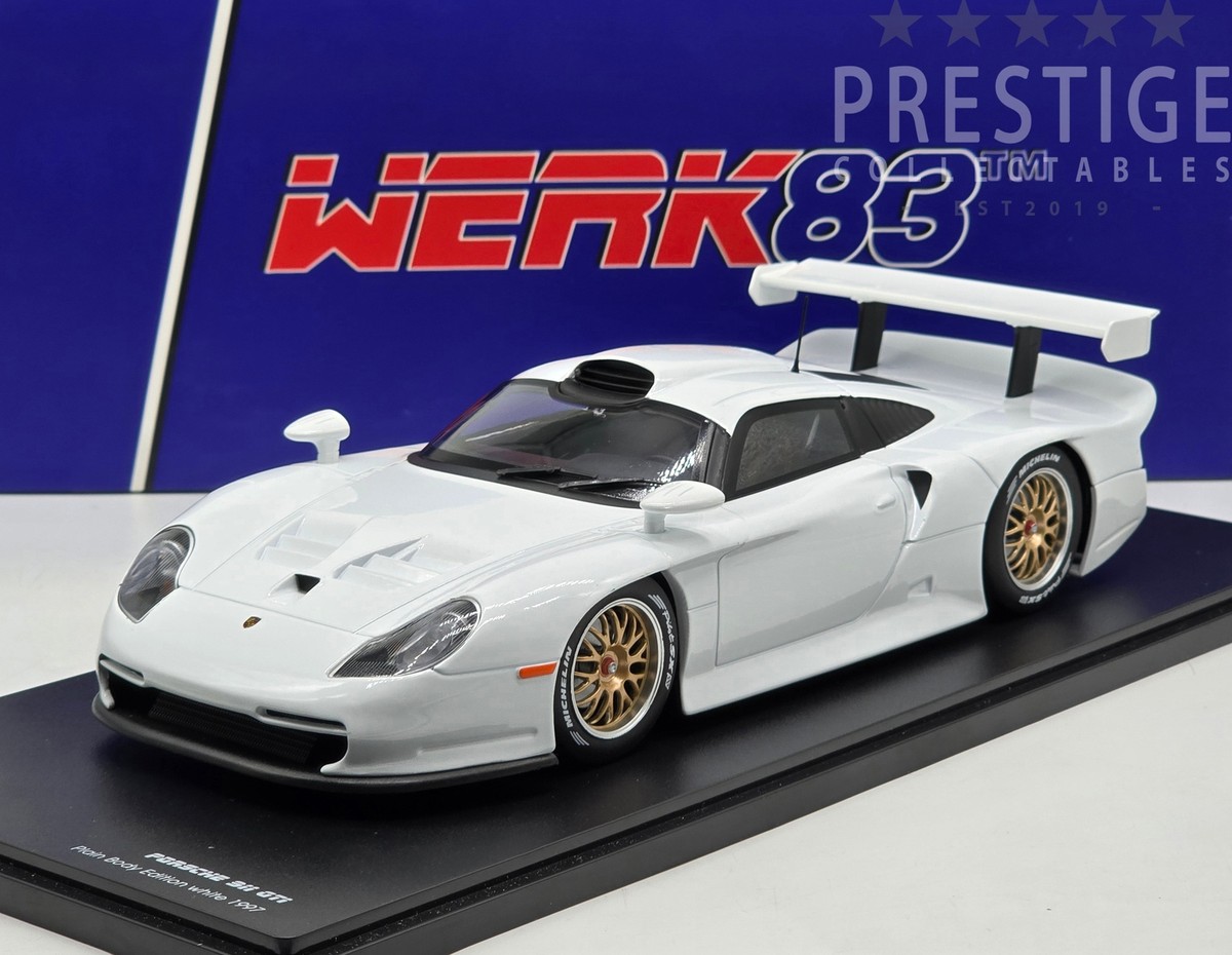 Werk83 1997 Porsche 911 GT1 Street Plain Body (996) Gloss White 1