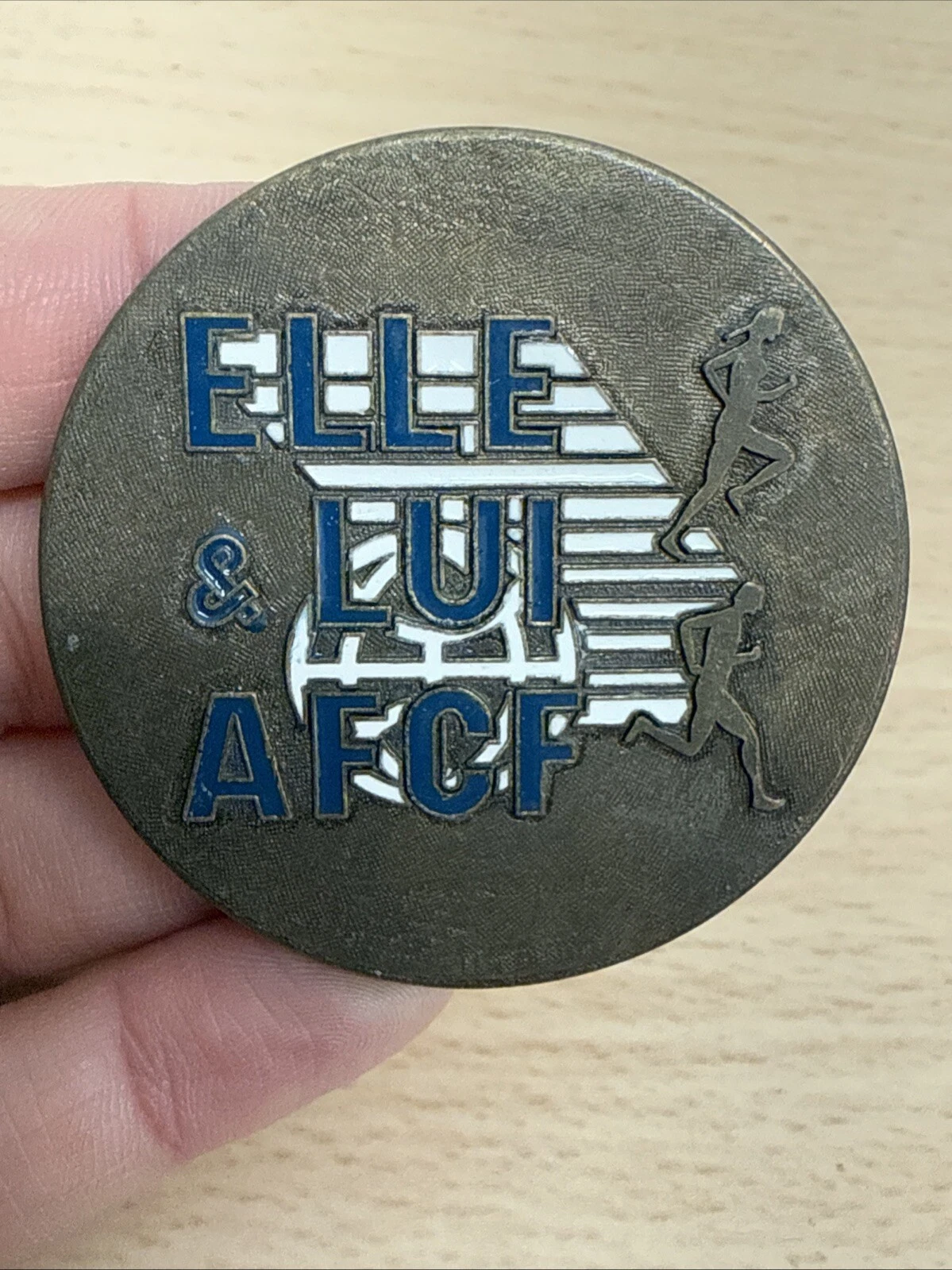 Médaille Amicale Française Des Coureurs De Fond Elle & Lui 1994
