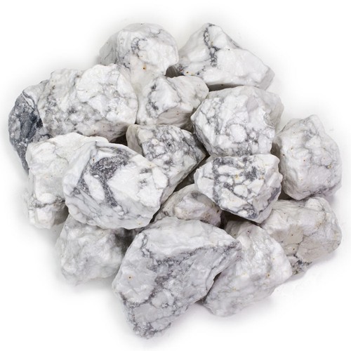 Howlita blanca - Rocas ásperas para caer - Mineral de cristal de piedra al por mayor - Imagen 20 de 40