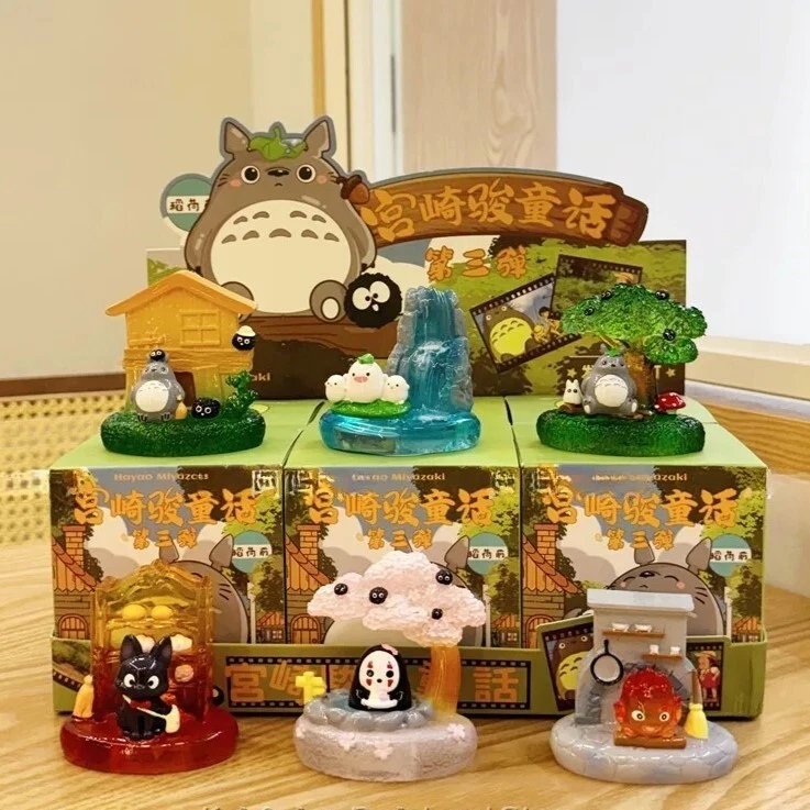 【totoroo】3点おまとめ商品 Hayao Miyazaki's Anime Fairy Tale Third Round Mysterious Blind Box