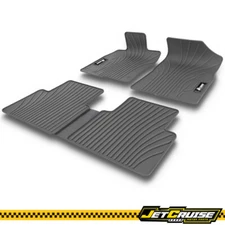 Fits 16-21 Honda Civic Floor Mats Carpets Liner All Weather 5PCS Latex Gray Grey