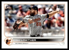 2022 Topps Zac Lowther Rookie Baltimore Orioles #133