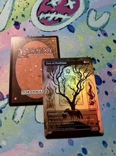 DIY  Tree Of Perdition Full Art Foil Mtg Play Test Card