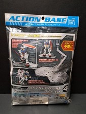 NEW Bandai Gundam Action Base 4 Black 1/100 Scale Display Stand USA Free S H