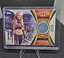 Topps WWE Road to Wrestlemania Peyton Royce Silver Mania Mat Relic #d/25 #MR-PR 