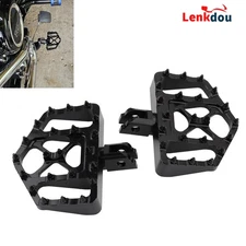 For Harley Front MX Style Foot Pegs Footrests Softail Street Bob Low Rider 18-25
