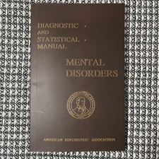 Diagnostic And Statistical Manual, Mental Disorders, DSM-1 Reprint, Brand New