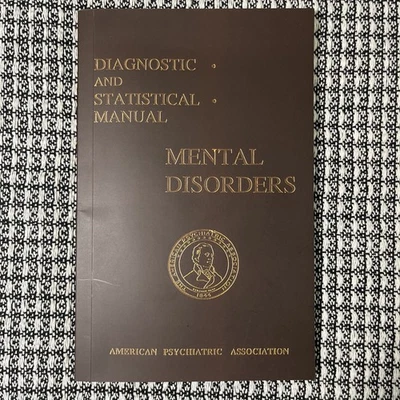 Diagnostic And Statistical Manual, Mental Disorders, DSM-1 Reprint, Brand New