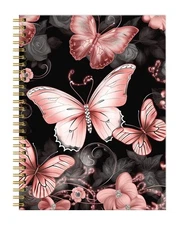 Spiral Journal Notebook for Women,Cute A5 College Ruled Notebooks 6x 8.4, 120