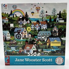 Ceaco 550 Large Piece Jigsaw Puzzle Jane Woos...